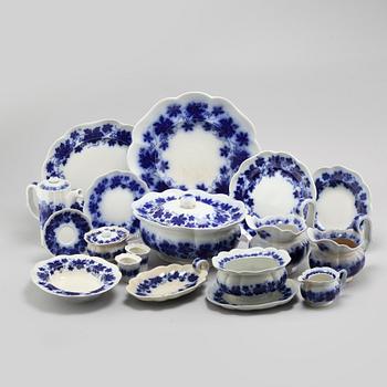 77 pieces of earthenware tableware by Arthur Percy for Gustavsberg, model "Vinranka", first half of the 20th century.