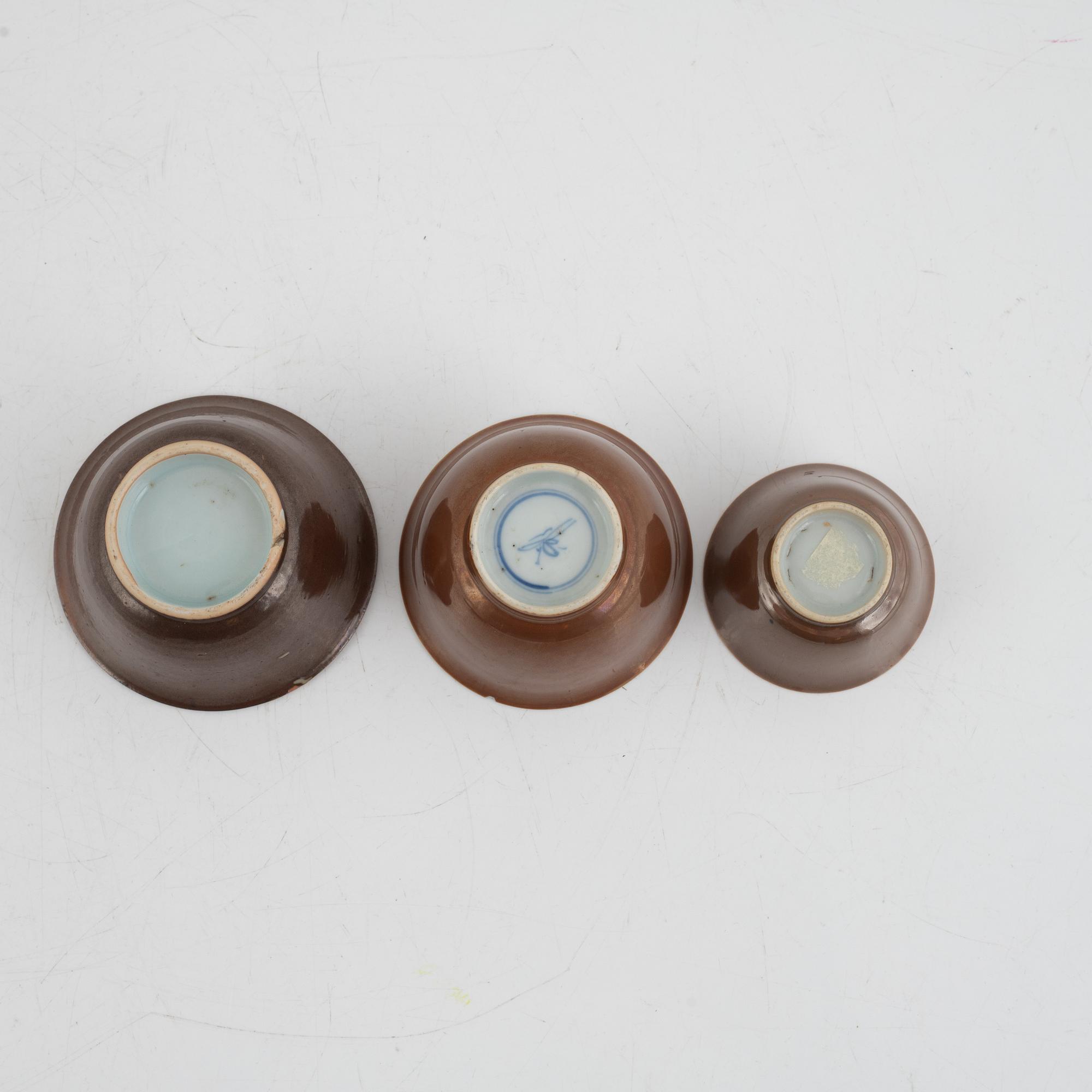 Four pieces of Chinese porcelain, Qianlong (1736-95).