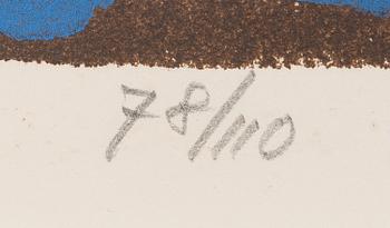 Serge Poliakoff, "Composition Bleue".