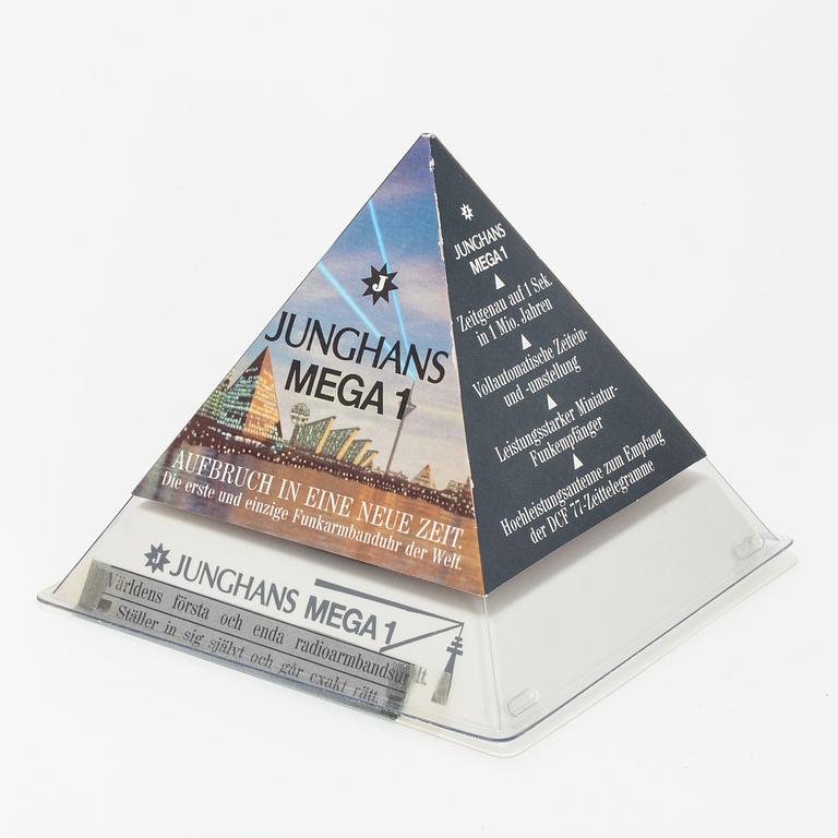 JUNGHANS, Mega 1, wristwatch, 43 x 33 mm.