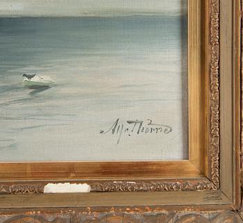 ALFRED THÖRNE, olja på duk, signerad.