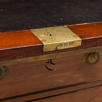 A Swedish late gustavian secretaire, late 18th century.