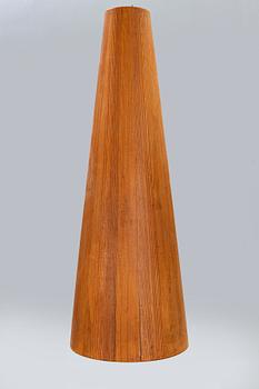 A Jörgen Wolff wooden ceiling lamp for Christian A. Wolff, Denmark 1950s.