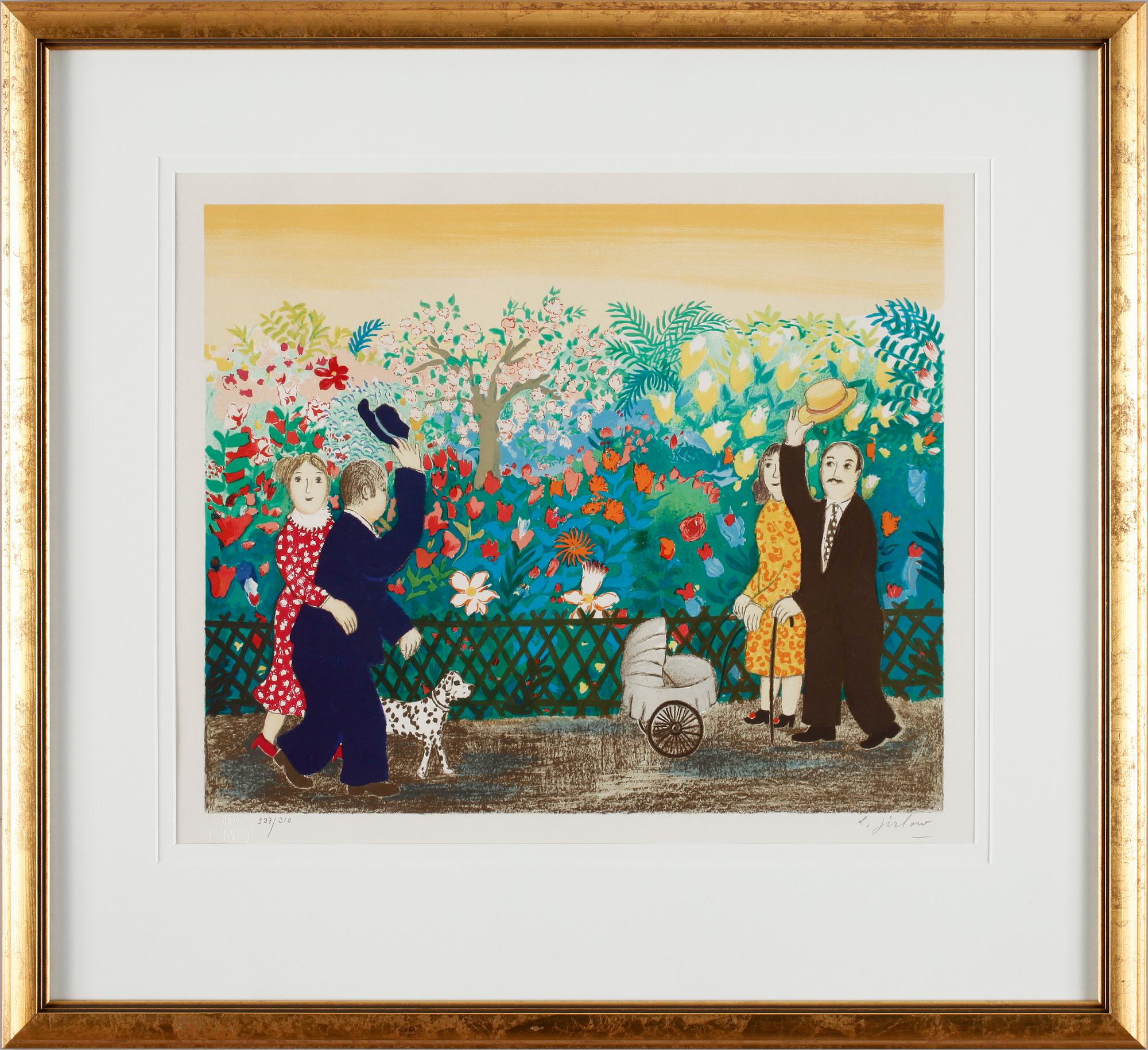 LENNART JIRLOW, färglitografi, 237/310, sign.