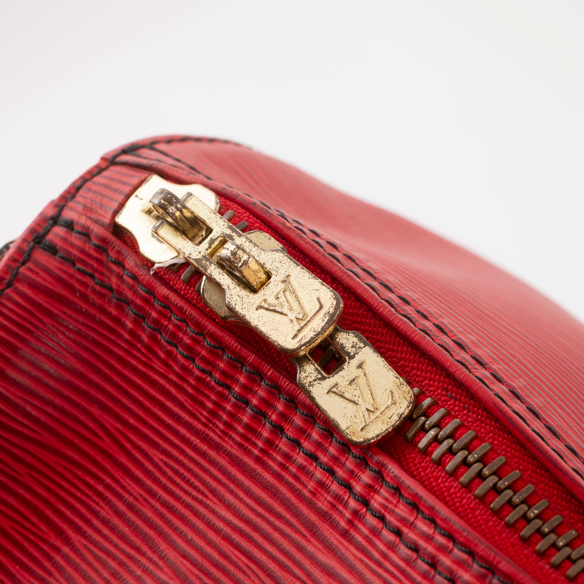 Louis Vuitton, weekendbag "Keepall Epi 50", 1990.
