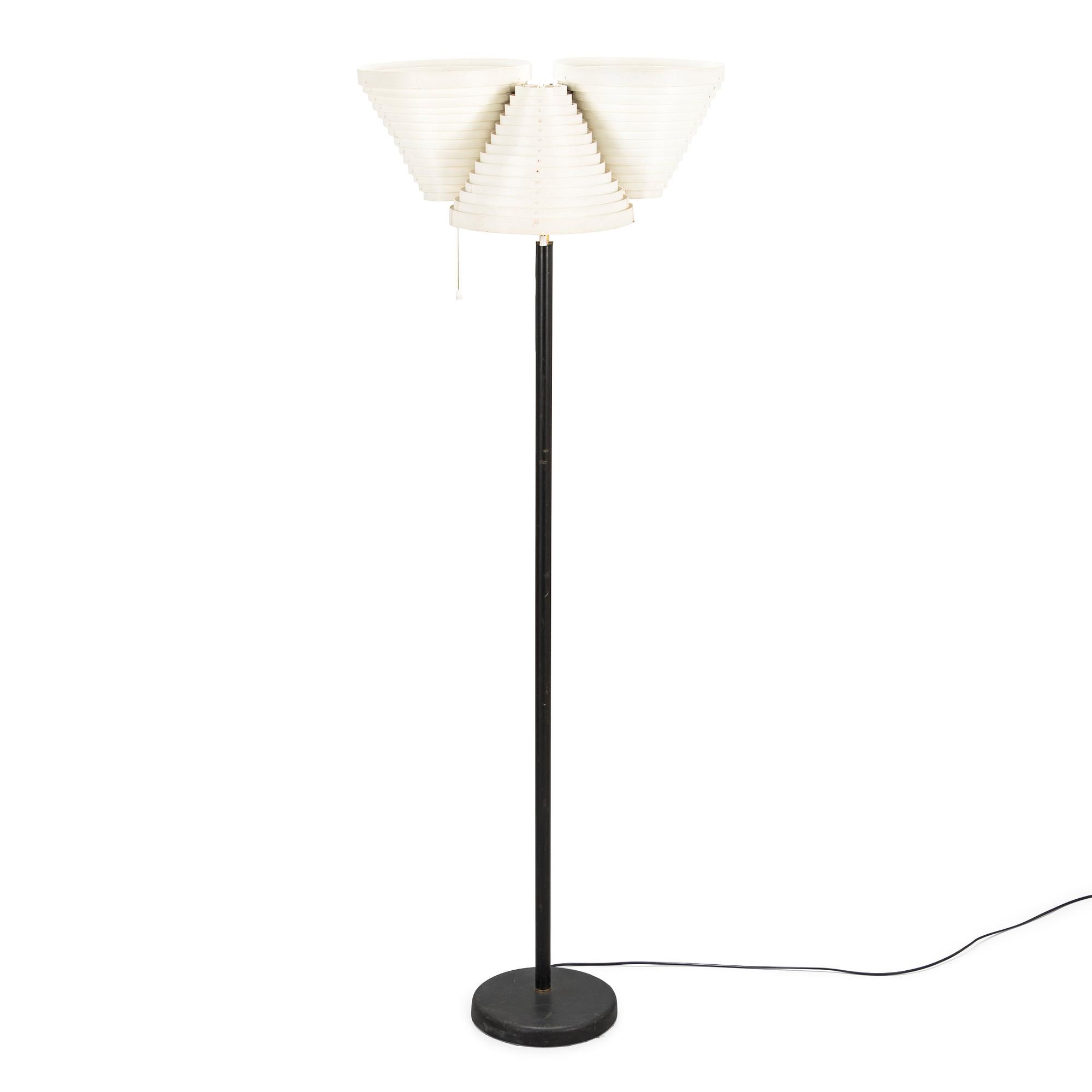 Alvar Aalto, a 'A 809' floor lamp for Valaistustyö.