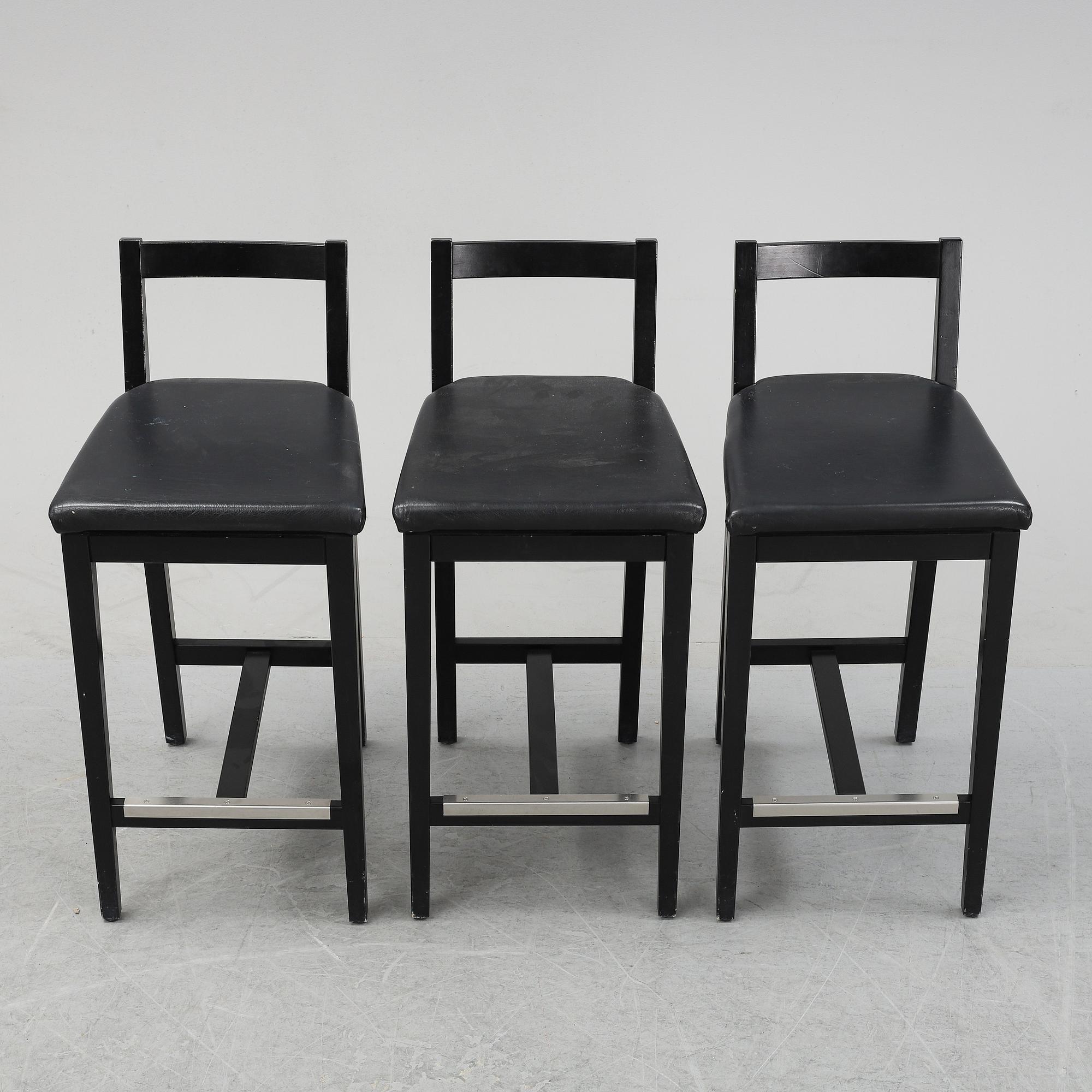Marit Stigsdotter, barstolar. 3 stycken, Allegro, Stolab.
