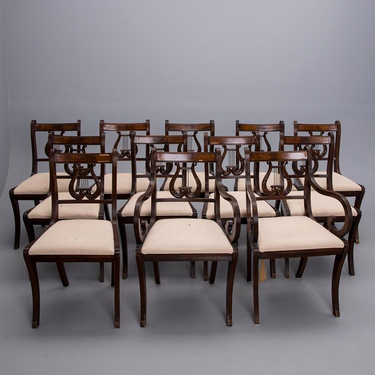 STOLAR, 10+2 st, empirestil, 1900-talets slut.