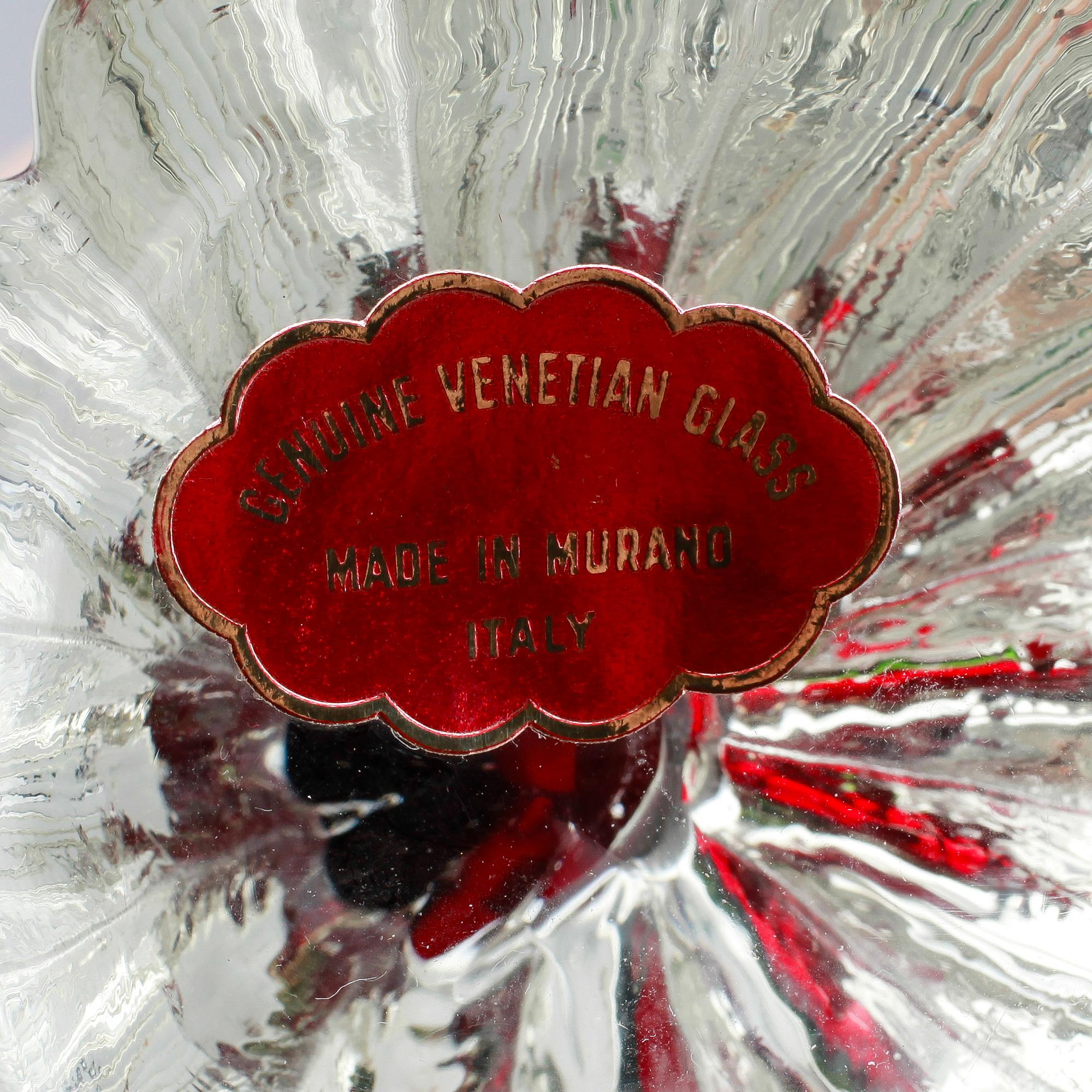 SAMLING GLASFIGURER, 5 st, Murano, Italien, 1900-talets mitt.