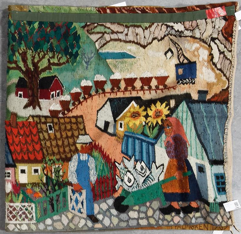 VÄVNAD, Inga Palmgren, ca 118x236 cm.