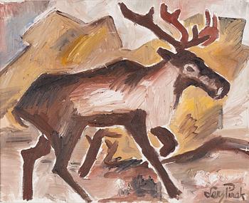 Lars Pirak, Ren på fjället.