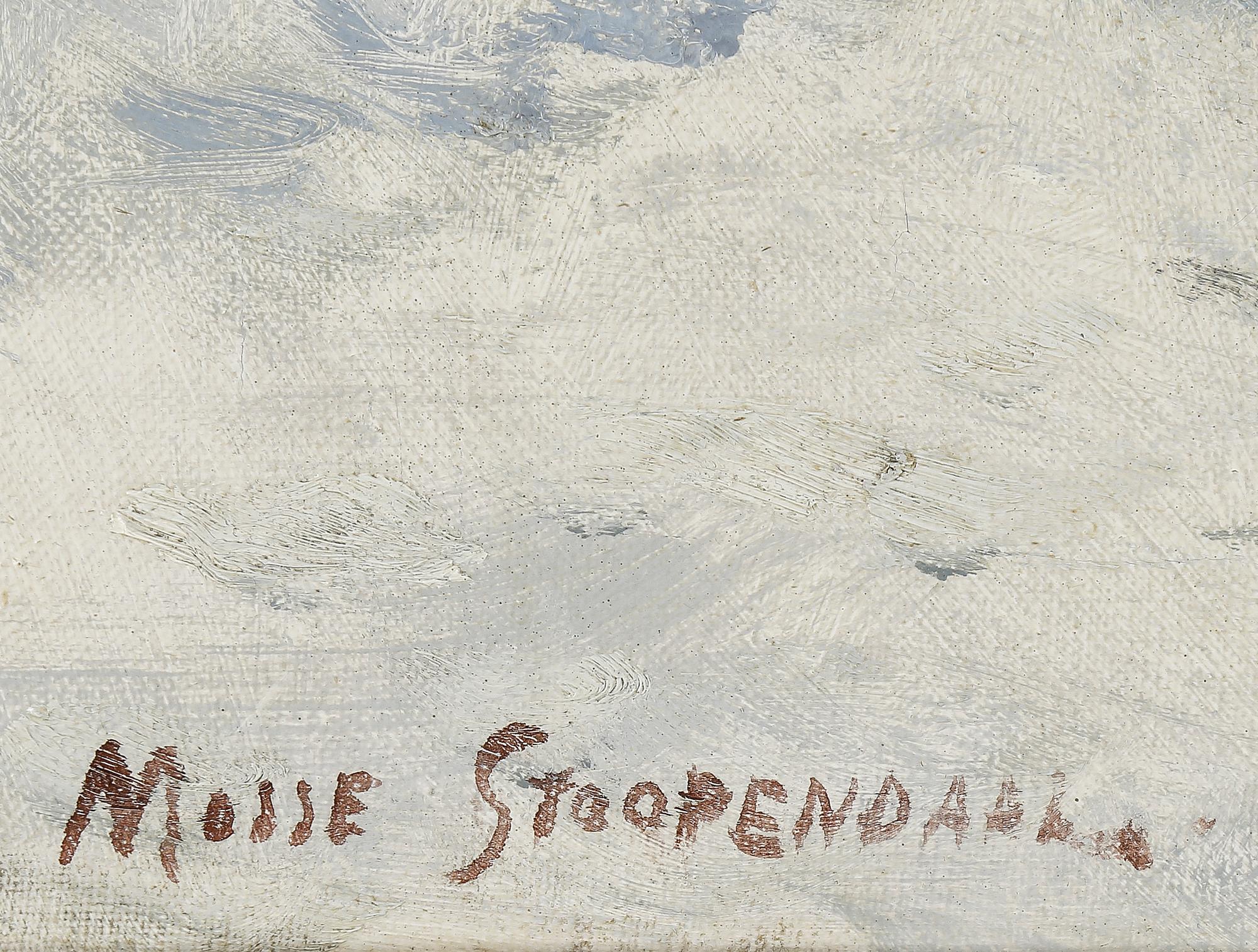 MOSSE STOOPENDAAL, olja på duk, signerad Mosse Stoopendaal.
