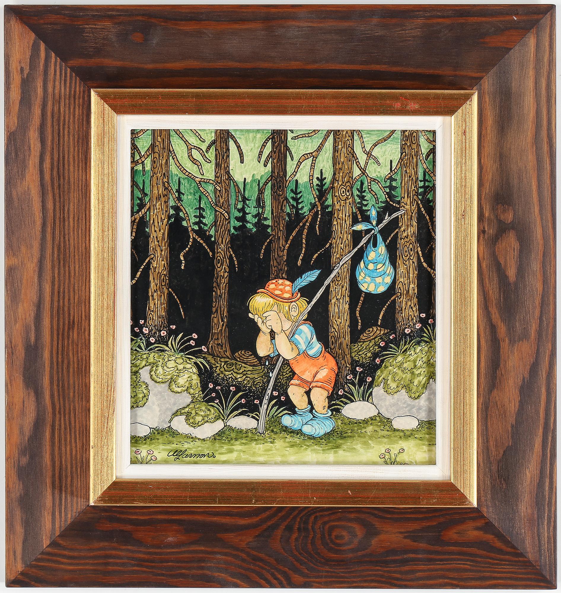 ULF LARSSON, blandteknik, signerad.