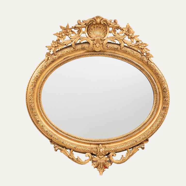 Mirror, late 19th century.