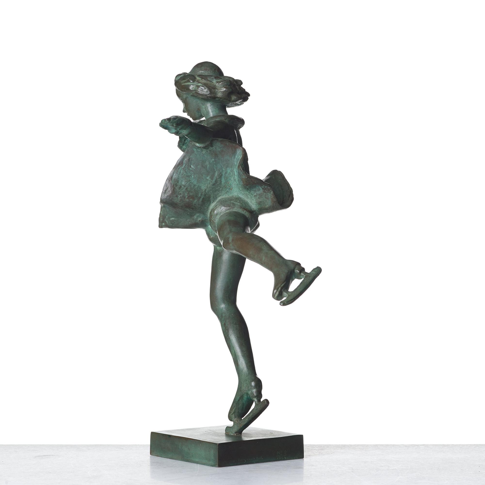 Carl Milles, "Skridskoprinsessan" (=The skater princess).