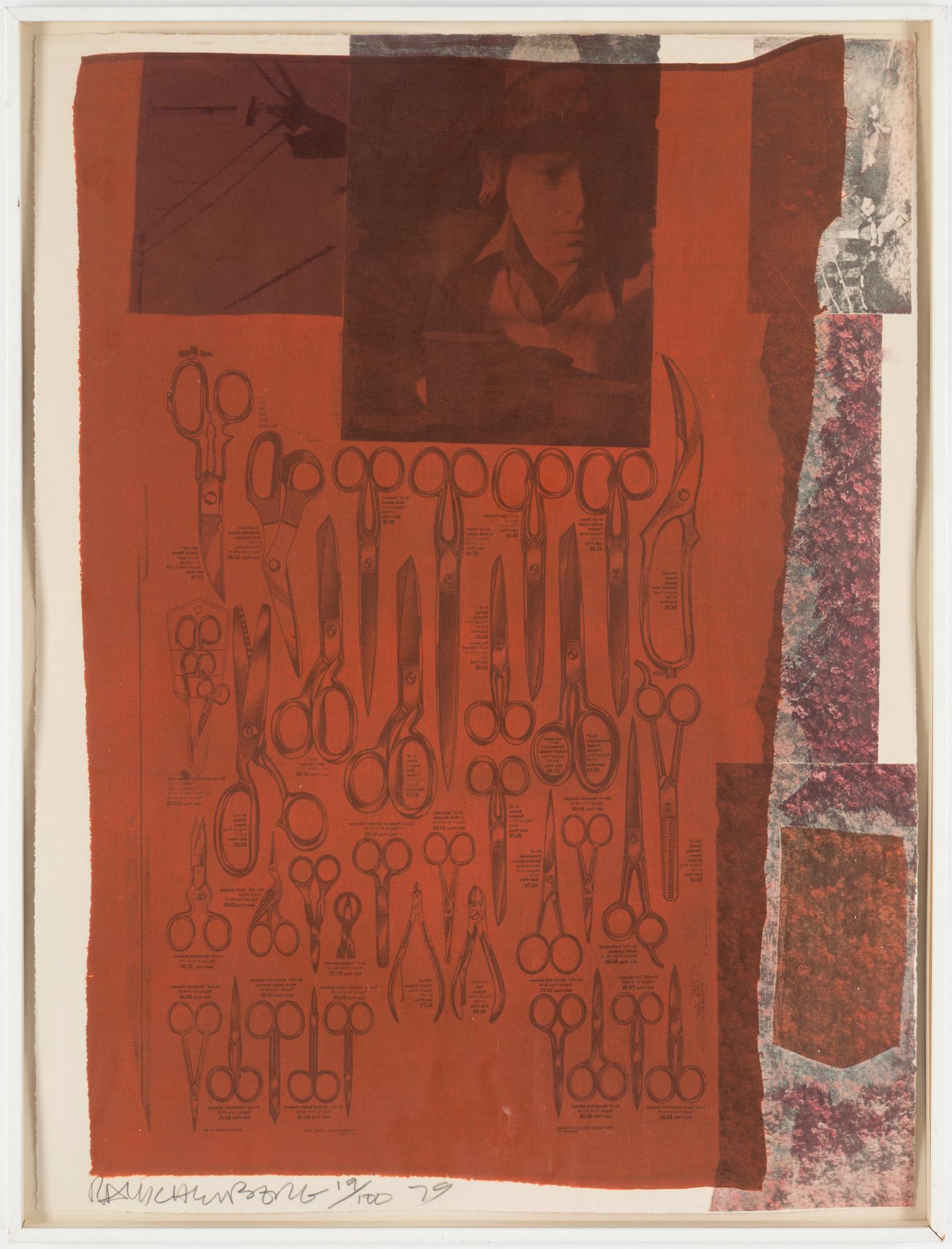 Screen print in colours, signed and dated 79, numbered 19/100.