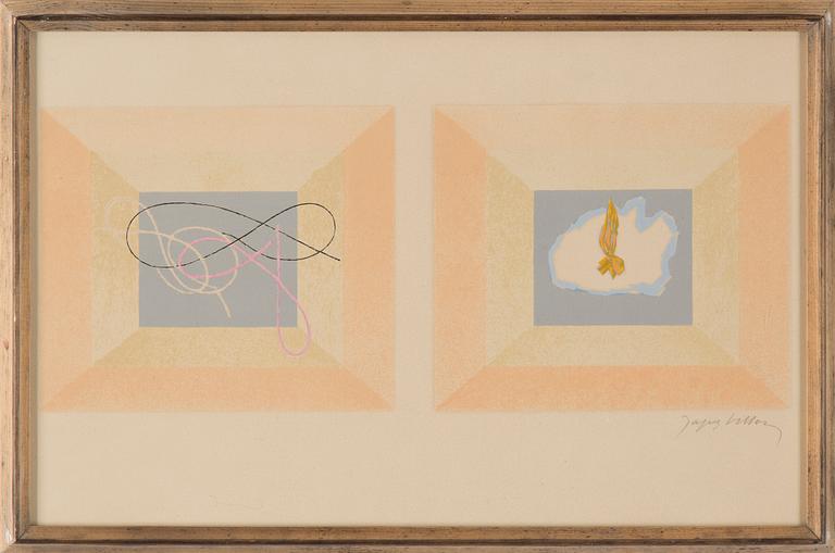 A color litograph JACQUES VILLON, sived.