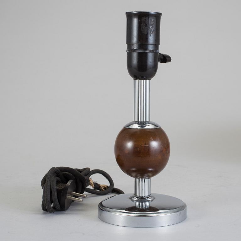 BORDSLAMPA, 1930-tal.
