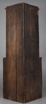 HÖRNSKÅP, allmoge, märkt och daterat TIS  FORSA 1831.