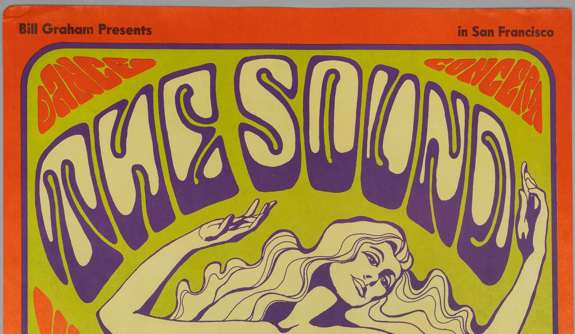 Wes Wilson, konsertaffischer, ett par, West Coast Lithograph, 1966.