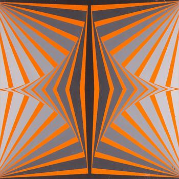 Inger Ekdahl, oil on canvas, signed I. E and on verso signed and dated 1974.