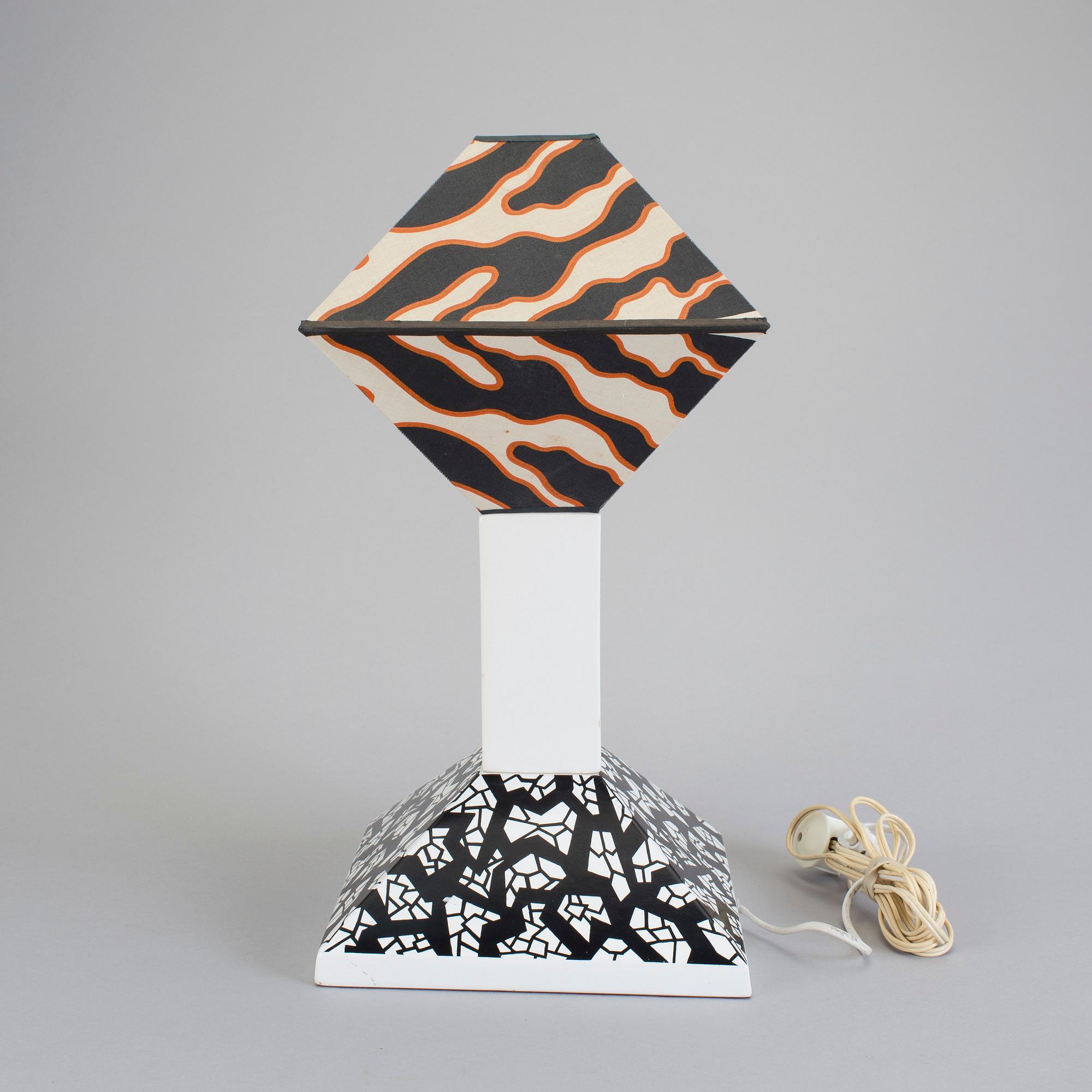 NATHALIE DU PASQUIER, bordslampa, "Drimmer Table Lamp", Memphisgruppen, signerad samt numrerad 11/200.