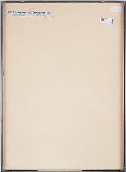 Stephen Buckley, färglitografi, 1981. Signerad och numrerad 8/70.