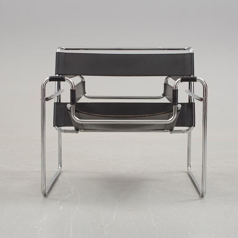 A "Wassily" chair by Marcel Breuer, Gavina, 1970s.