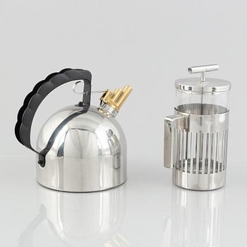 Eight pieces of Alessi homeware.