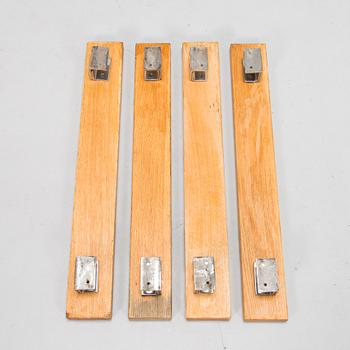 Dörrhandtag, 4 st, 1960-70-tal.