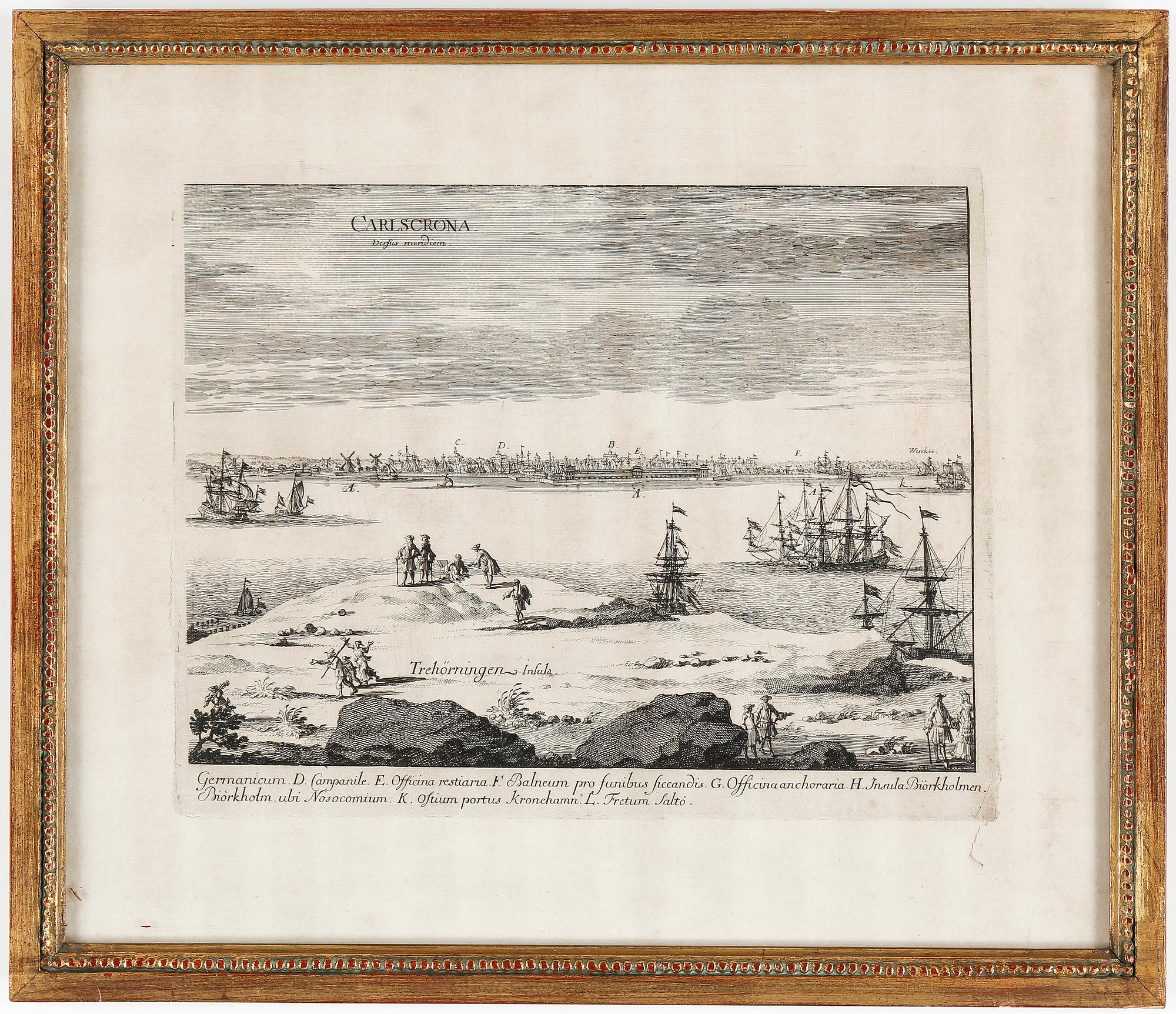 KOPPARSTICK, Johannes van den Aveelen, 1700-tal.