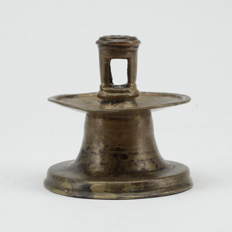 LJUSSTAKE, mässing, 1500-tal.