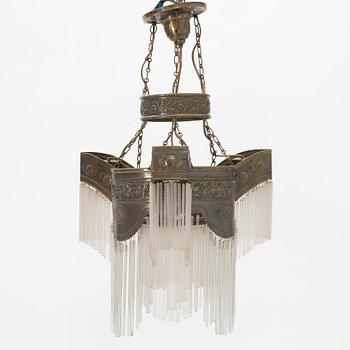 Ceiling lamp, Art Nouveau, early 20th century.