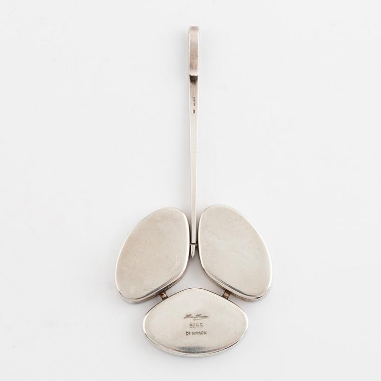 Hans Hansen, sterling silver pendant, 1960's.