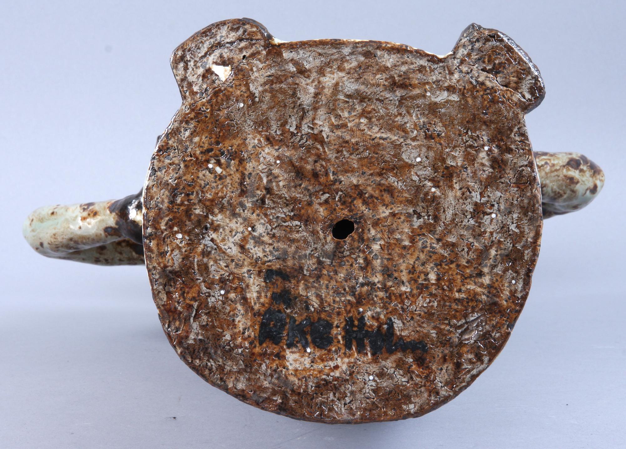 ÅKE HOLM, skulptur, sign.