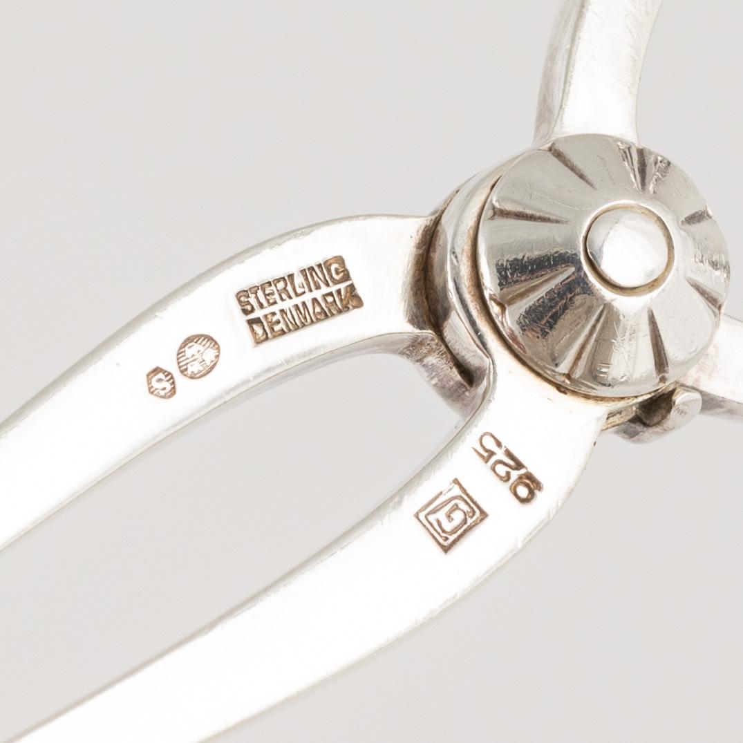 Johan Rohde, bestick och saltkar, 14 delar, silver, "Konge / Acorn", Georg Jensen, Danmark.