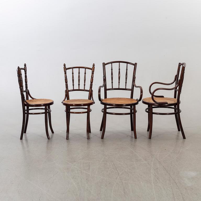 KARMSTOLAR, ett par samt STOLAR, ett par, Fischer och Mundus, 1900-talets första del.