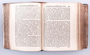 BOK: Kongl. stadgar, förordningar, bref och resolutioner: ifrån åhr 1528, in til 1701 af Johan Henrich Werner 1706.