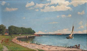 Erik Abrahamsson, oil on canvas, signed.