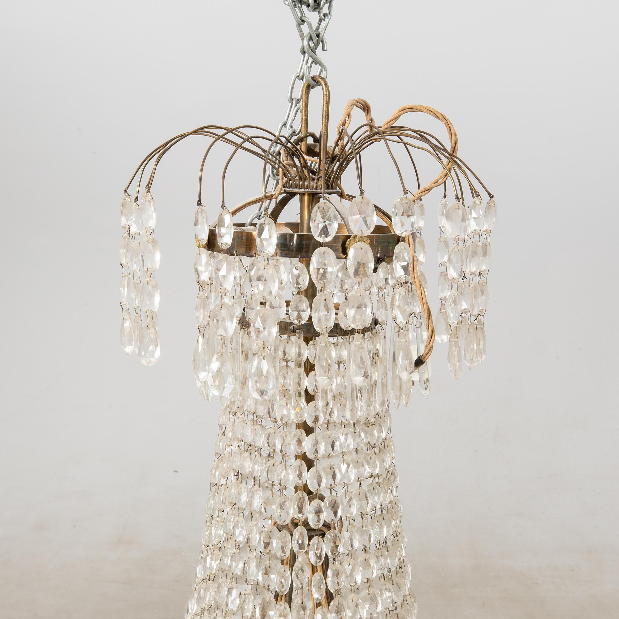 Chandelier Empire style early 20th century.