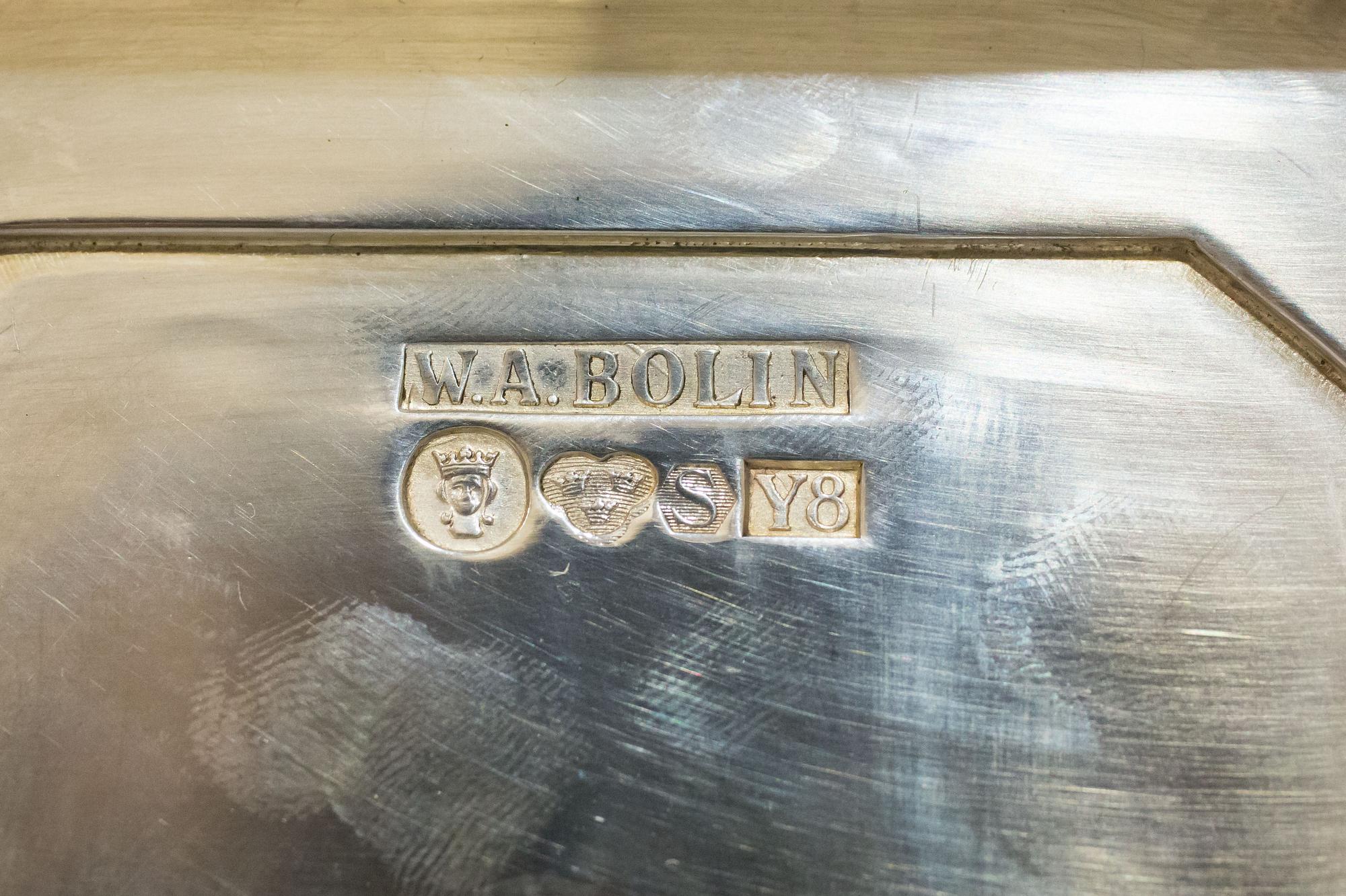 W.A BOLIN, ljusstakar, ett par, Stockholm 1949.