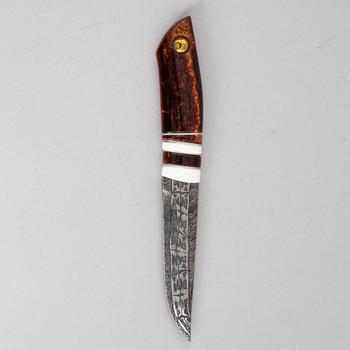 Patrik Nilsson & Mattias Styrefors, knife, signed and dated 2016.