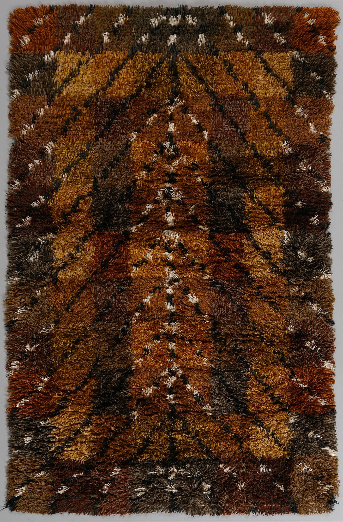 MATTA, rya, Sverige, 1900-talets andra hälft, 198 x 134 cm.