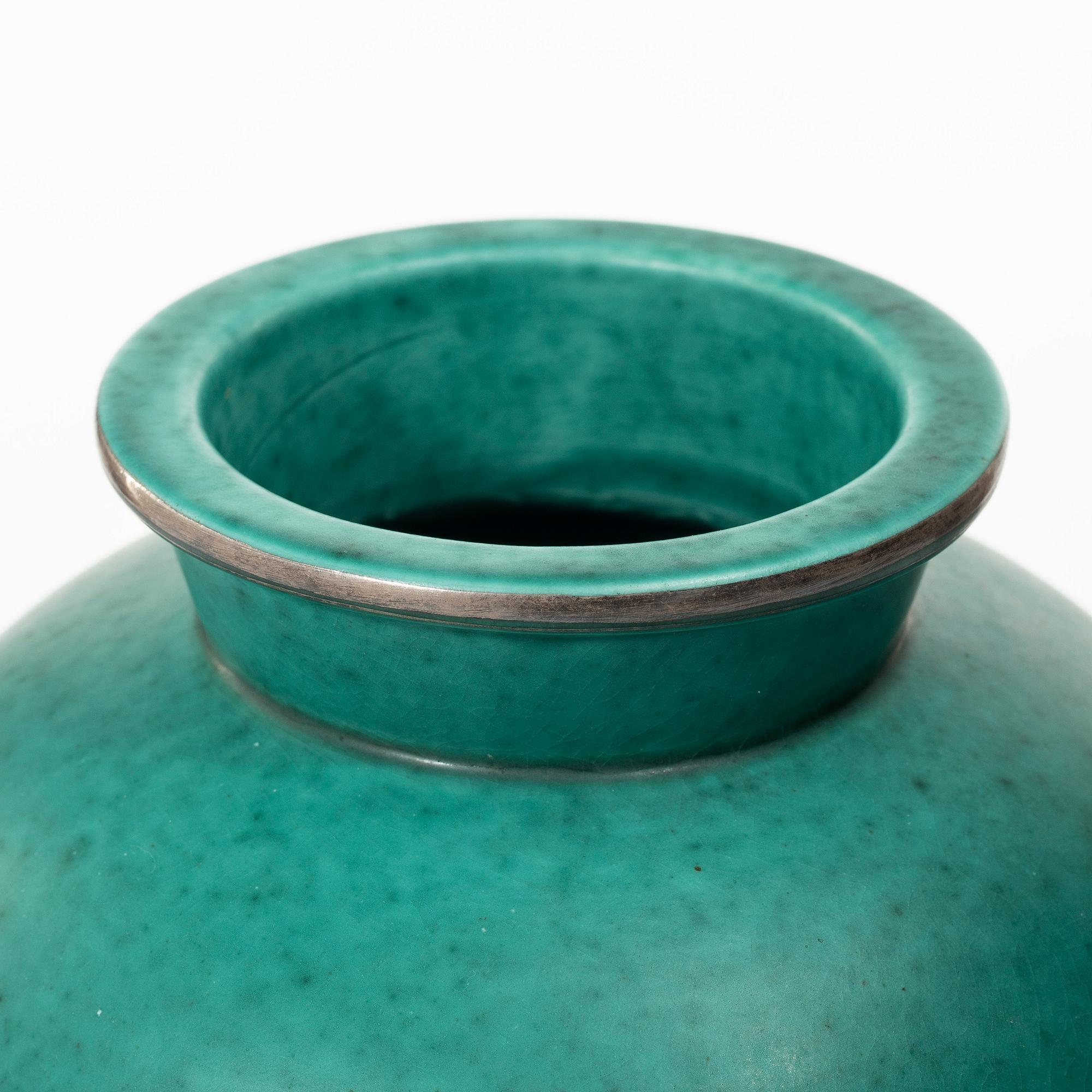 Wilhelm Kåge, an 'Argenta' vase, Gustavsberg.