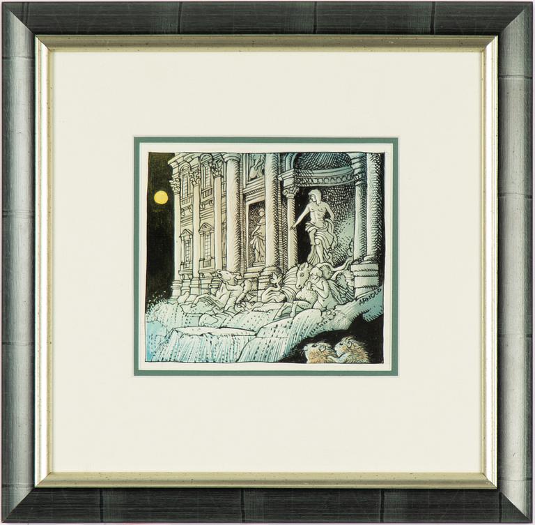 Hans Arnold, Trevi Fountain, Rome.