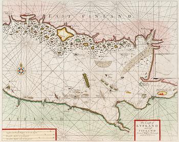 66. A NAUTICAL CHART OF GULF OF FINLAND.