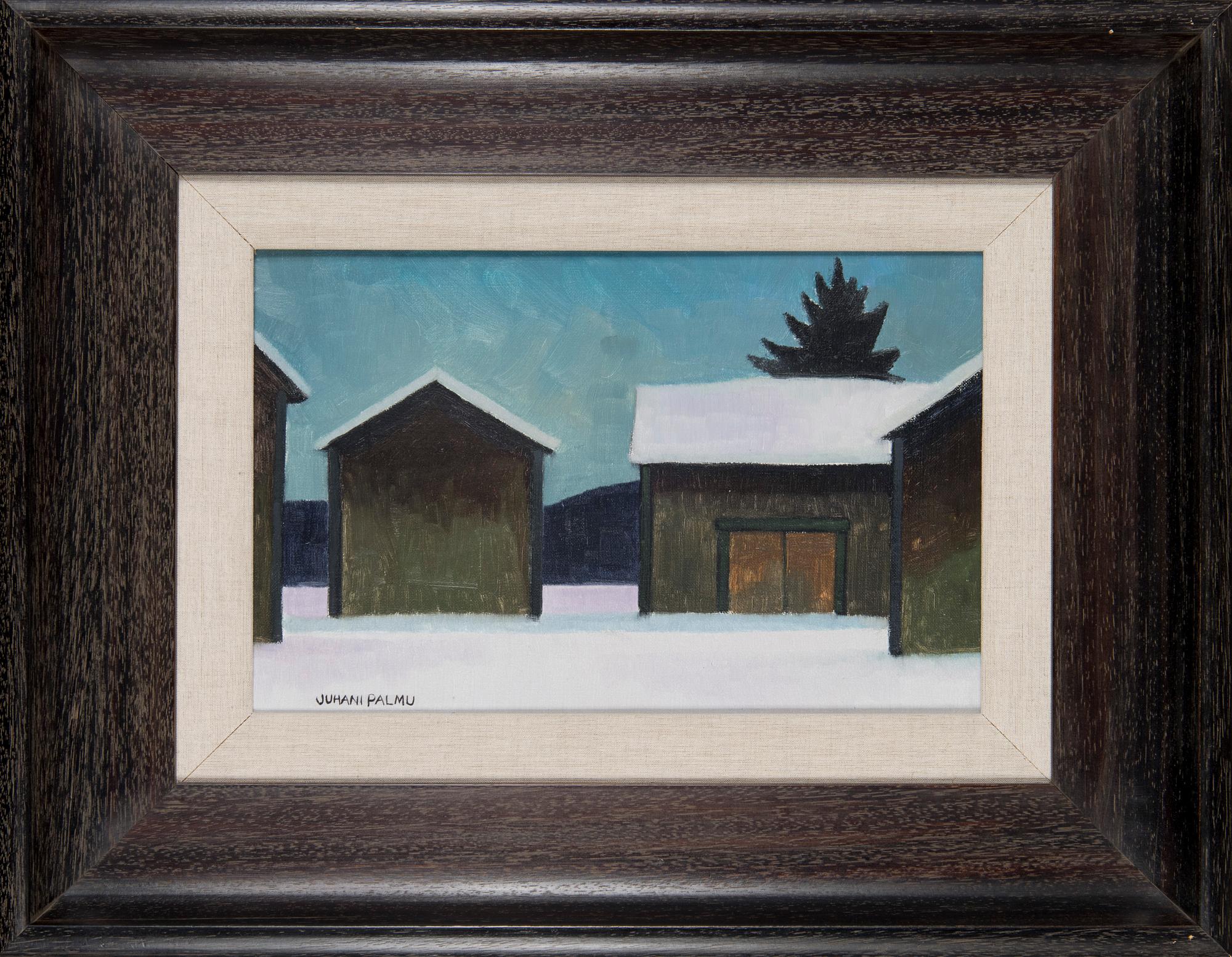 Juhani Palmu, Winter courtyard view.