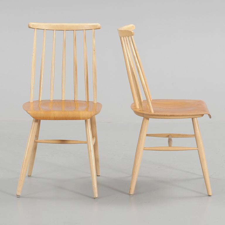 STOLAR, 4 st, troligen "Tallåsenstolen", Jan Hallberg, 1960-tal.