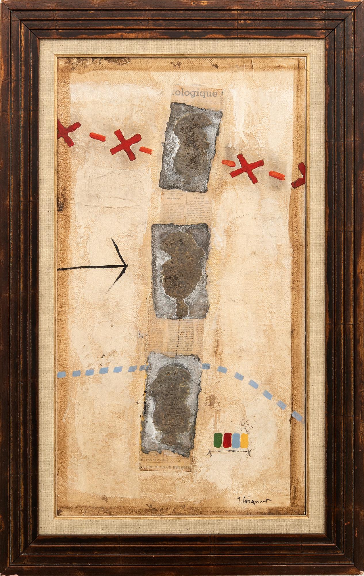 James Coignard, mixed media signed.