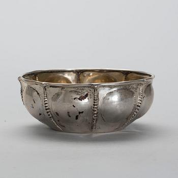 SKÅL, K. Andersson, Stockholm, 1919, silver, vikt 240 g.